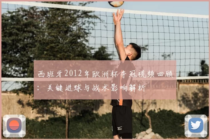 西班牙2012年欧洲杯夺冠视频回顾:关键进球与战术影响解析
