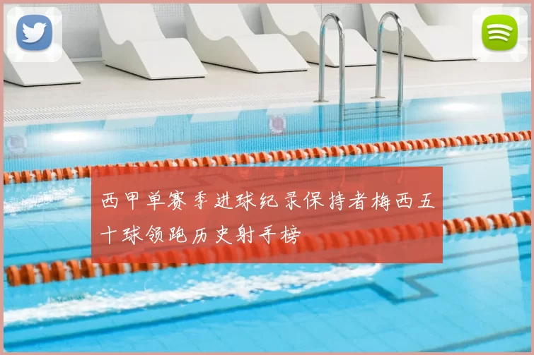 西甲单赛季进球纪录保持者梅西五十球领跑历史射手榜